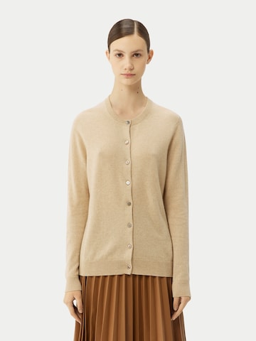 GOBI Cashmere - Cárdigan 'Essential' en beige: frente