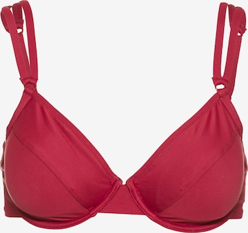 s.Oliver T-shirt Bikinitop 'Rome' in Rood: voorkant