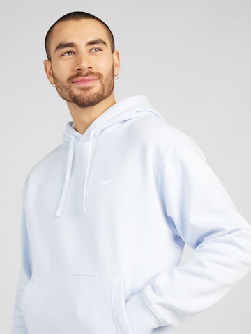 Nike Sportswear Regular Fit Sweatshirt 'Club Fleece' in Blau