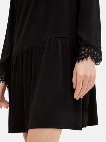 TOM TAILOR Dress in Black