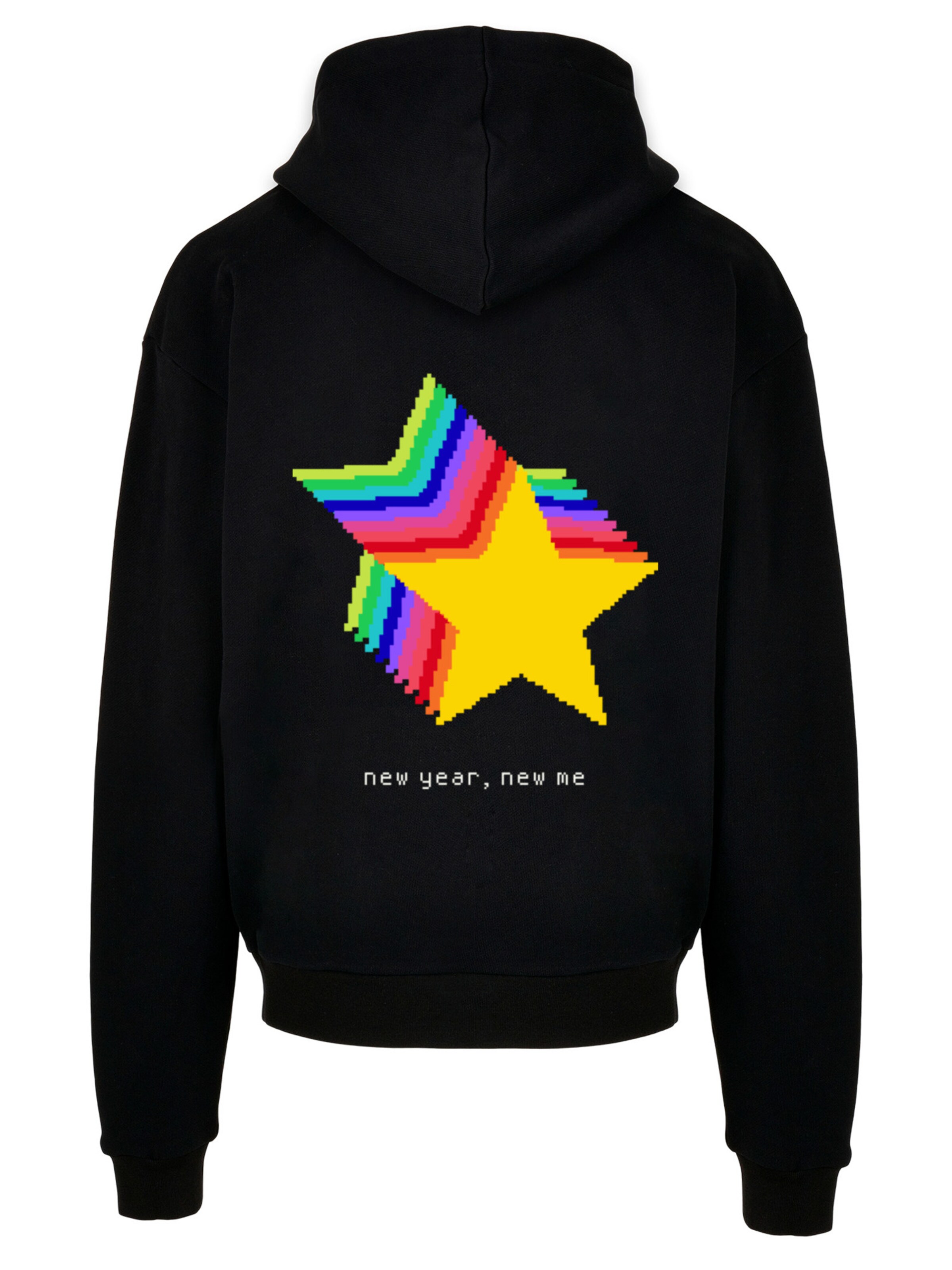 F4NT4STIC Sweater 'SIlvester Party Happy People Only' in Black