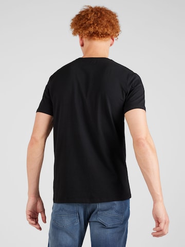 Bruun & Stengade قميص 'Antiqua' بلون أسود