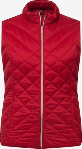 Ulla Popken Weste in Rot: Vorderseite