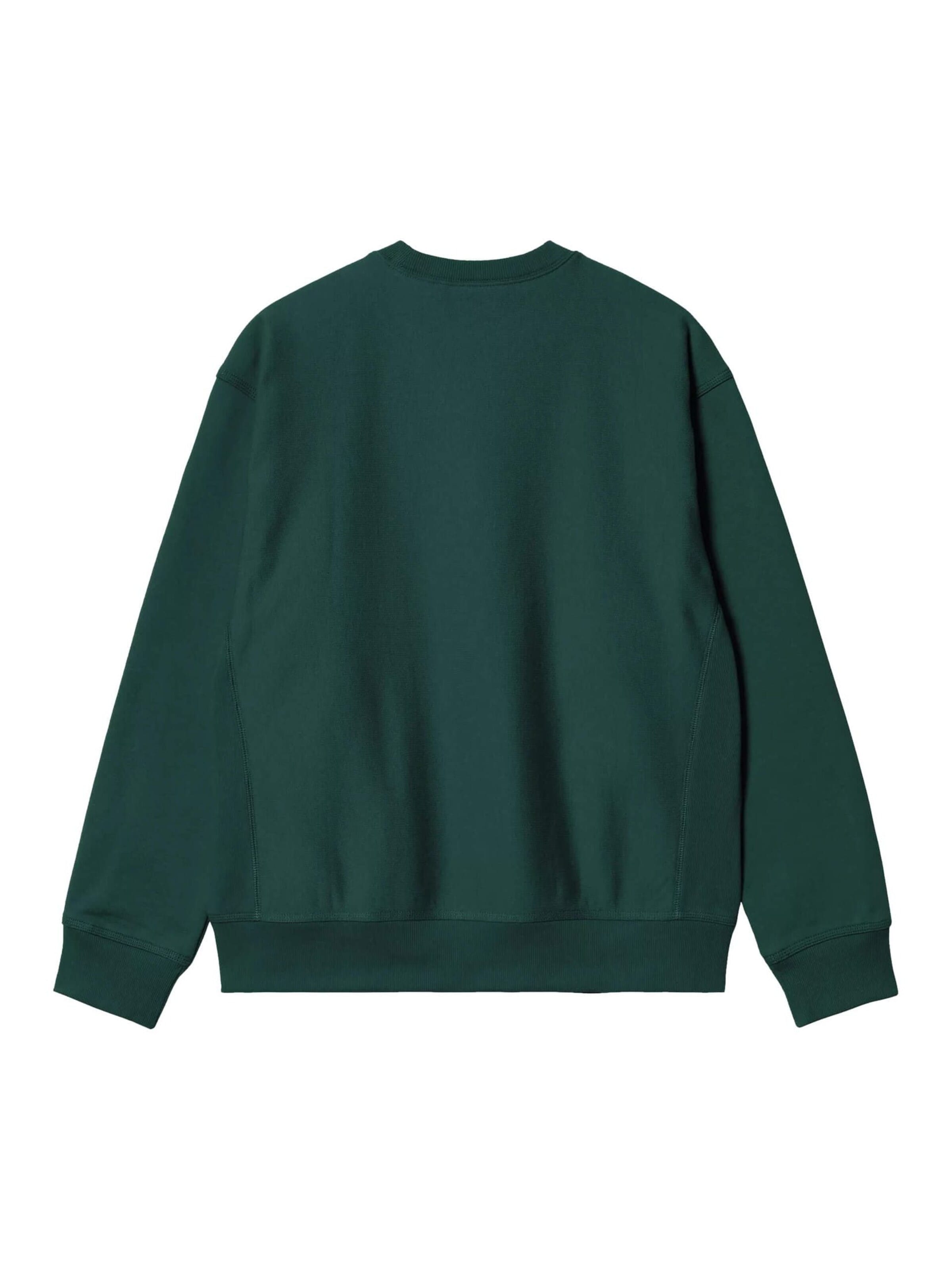 Carhartt WIP Pullover 'American Script'‌‌‌‌‌‌‌‌ in Grün