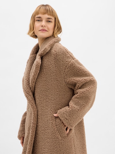 Marie Lund Manteau mi-saison 'Elicia' en taupe, Vue avec produit