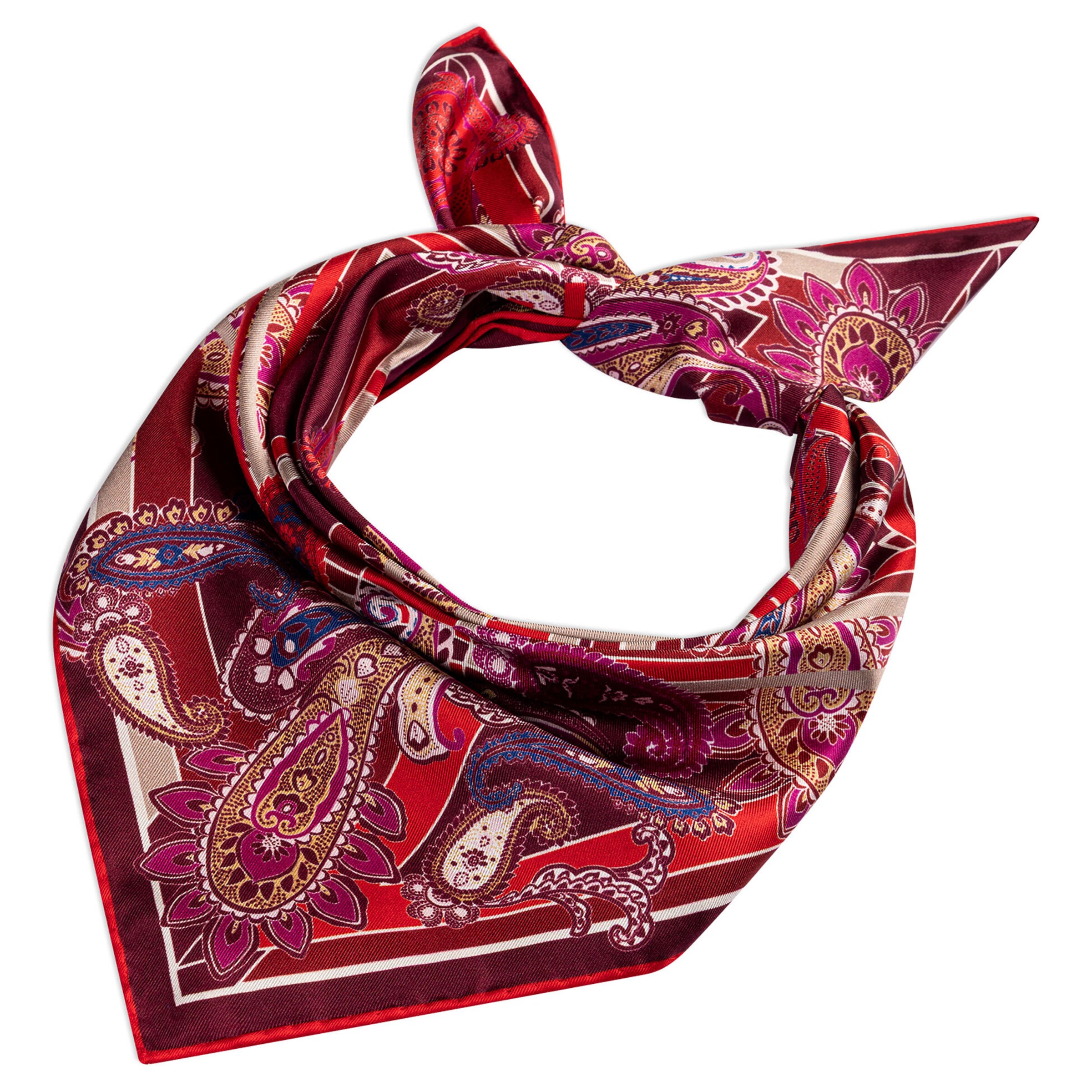 Foulard di Roeckl in rosso: frontale
