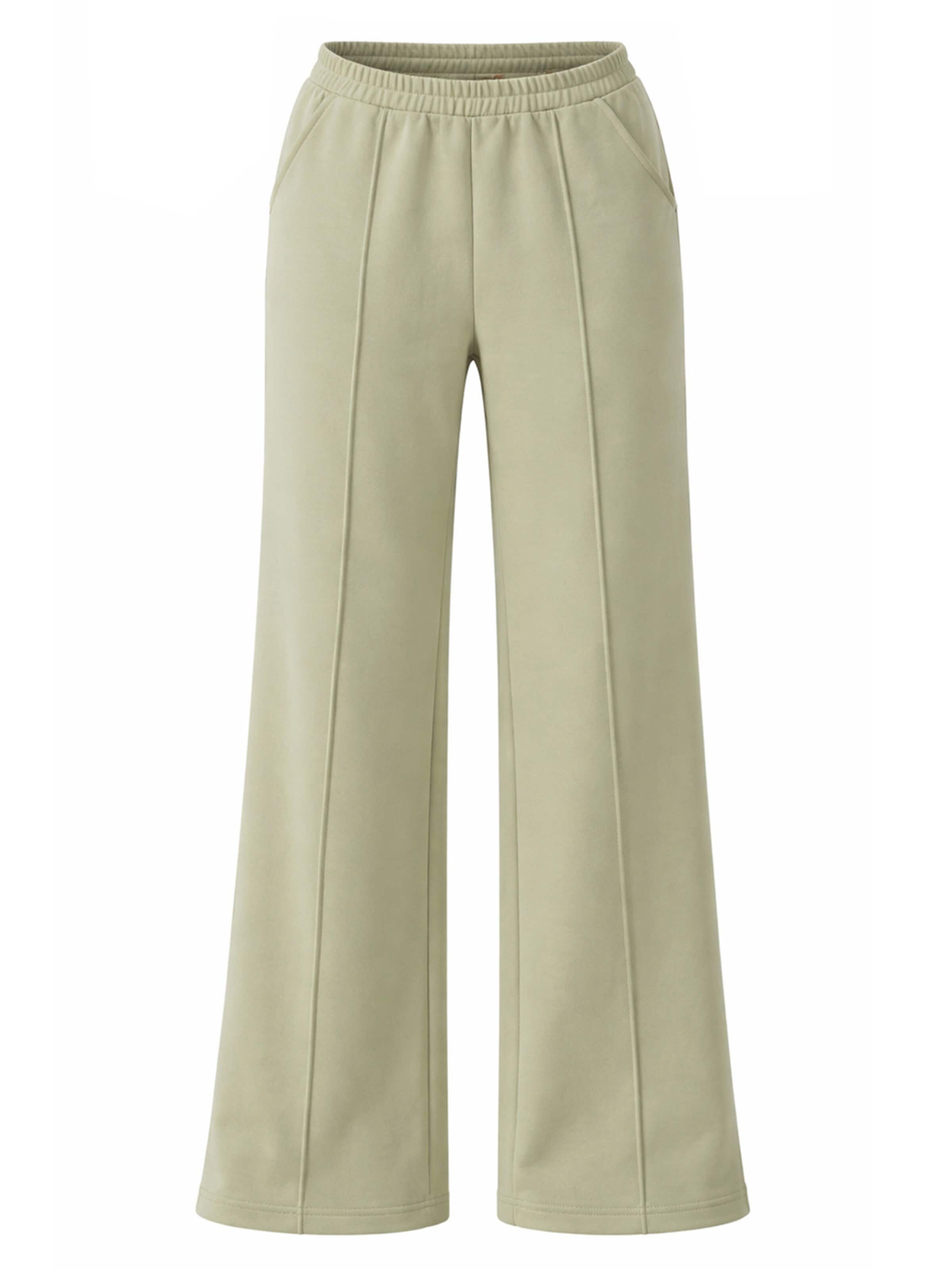 Vivisence Wide leg Sports trousers '9107' in Green: front