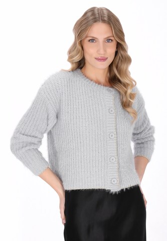 DreiMaster Vintage - Casaco de malha em cinzento: frente