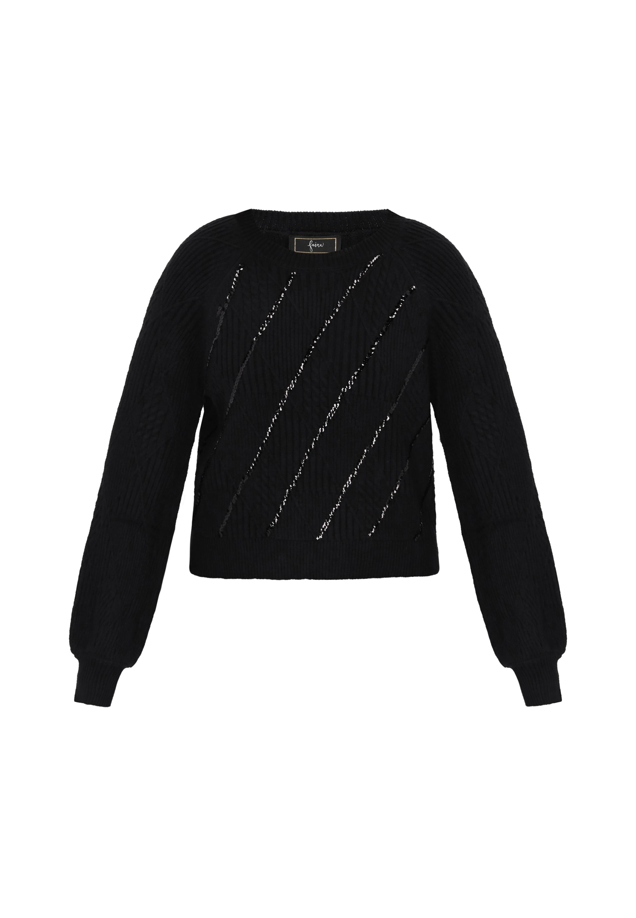 fainaPulover - crna boja: prednji dio