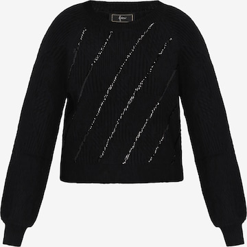 faina Sveter - Čierna: predná strana