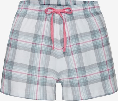 VIVANCE Pyjamashorts in pastellblau / grau / hellgrau / hellpink, Produktansicht