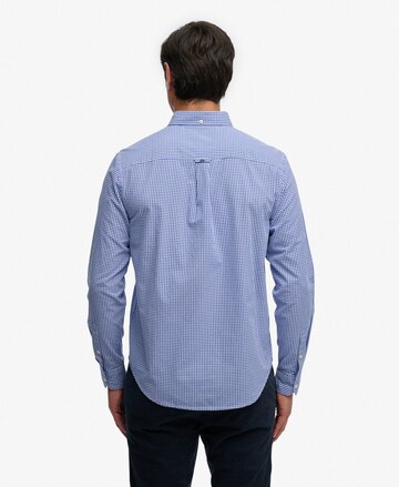 Coupe regular Chemise Superdry & Co en bleu