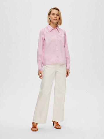 SELECTED FEMME Blouse 'Valeri' in Lila