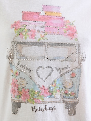 Hailys - Camisa 'Sv44enja' em branco