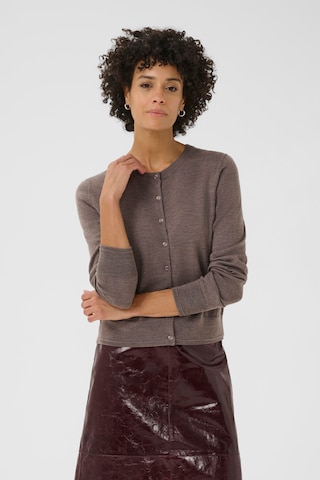 Part Two Strickjacke 'Noelani' in Braun: Vorderseite