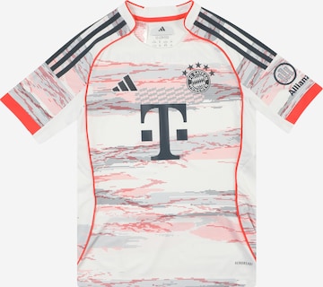 Tricou funcțional 'FC Bayern München 2025/2026' de la ADIDAS PERFORMANCE pe alb: față