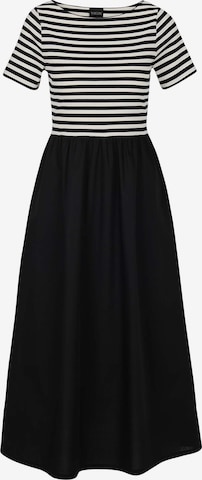 Robe MADELEINE en noir : devant