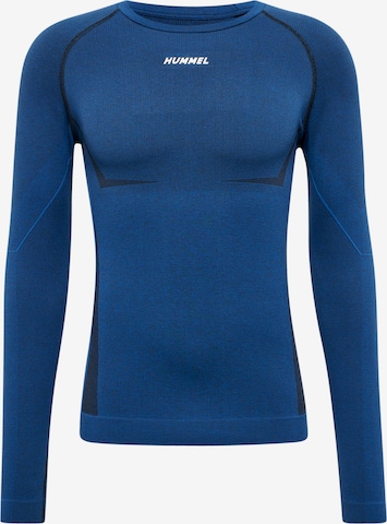 Hummel Performance Shirt 'Mike' in Blue: front