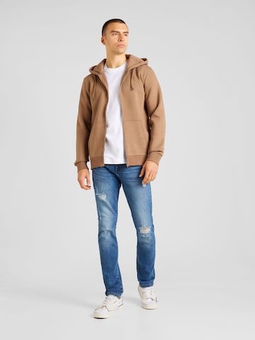 Only & Sons Regular Fit Sweatjakke 'CERES' i brun