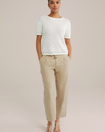 WE Fashion Pulover | bela barva