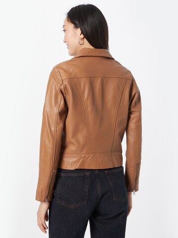 Veste mi-saison 'SUSSE' PIECES en marron