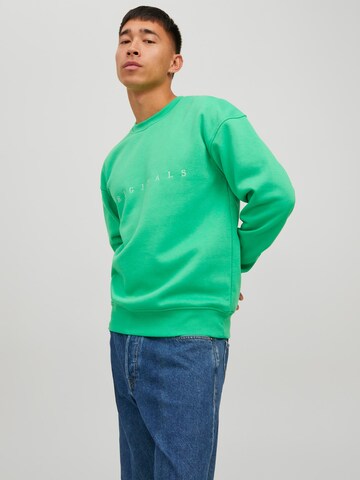 JACK & JONES Sweatshirt 'COPENHAGEN' in Green