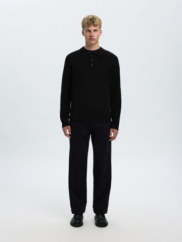 SELECTED Pullover 'SLHDANE' in Schwarz