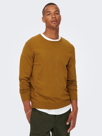 Only & Sons Sweater 'Wyler' in Green