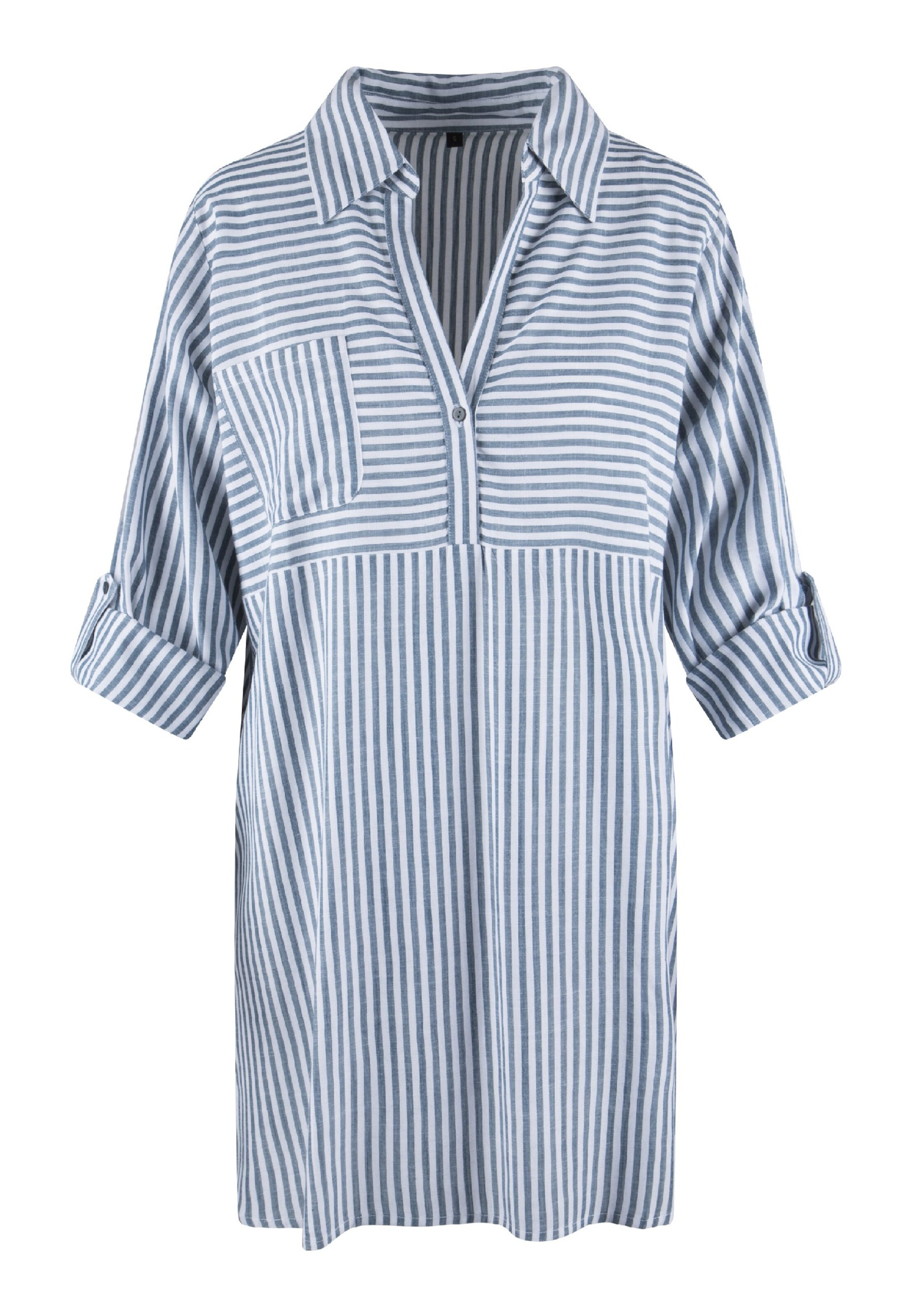 LingaDore - Camiseta de noche en azul: frente