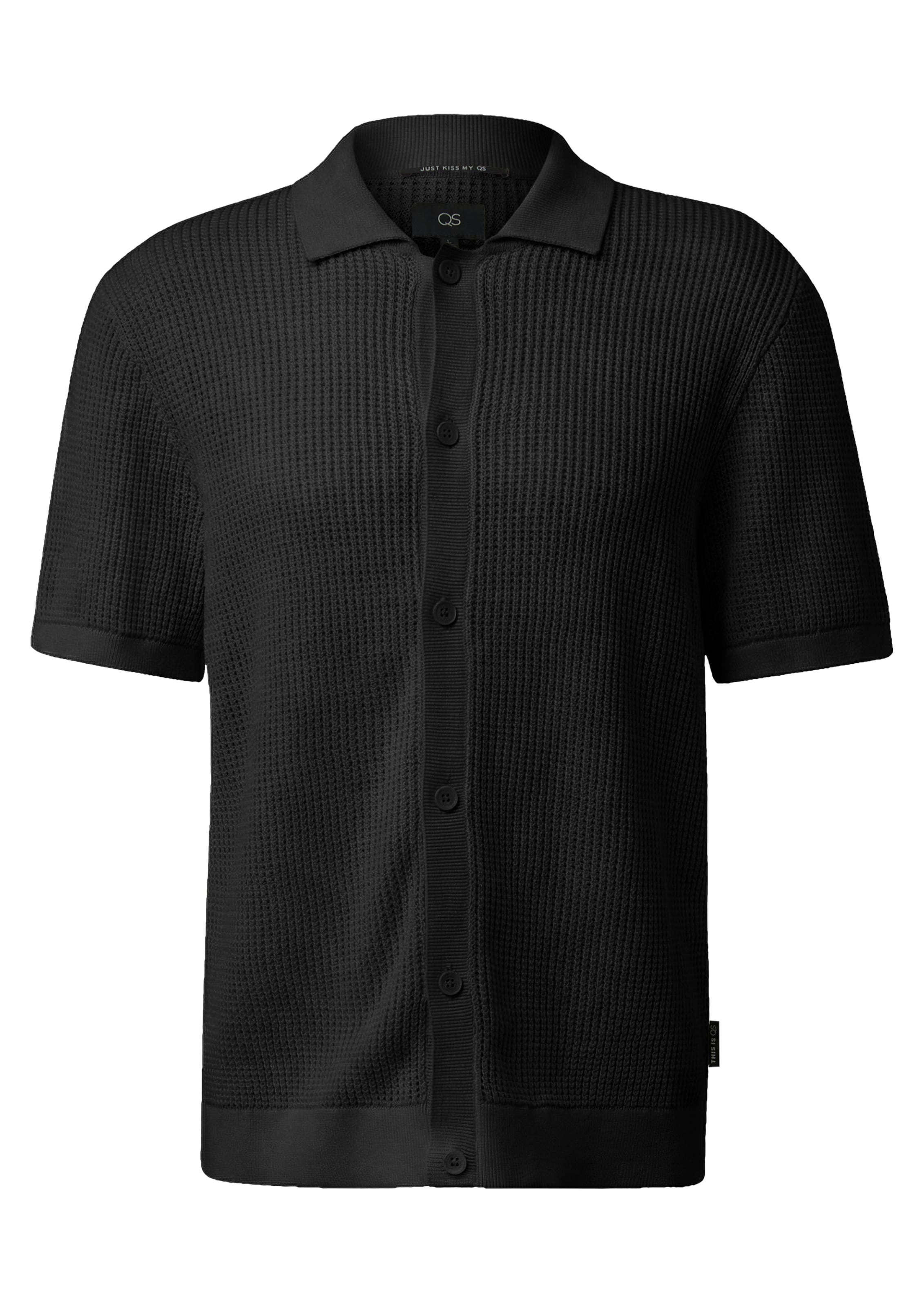 QS Sweater in Black: front