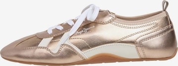 Baskets basses 'NOA SHINE' Pepe Jeans en or : devant