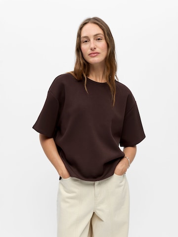 OBJECT T-Shirt in Braun: Vorderseite