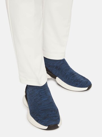 Boggi Milano Slip-ons 'Willow' in Blauw: voorkant