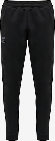 Hummel Regular Workout Pants 'OFFGRID' in Black: front