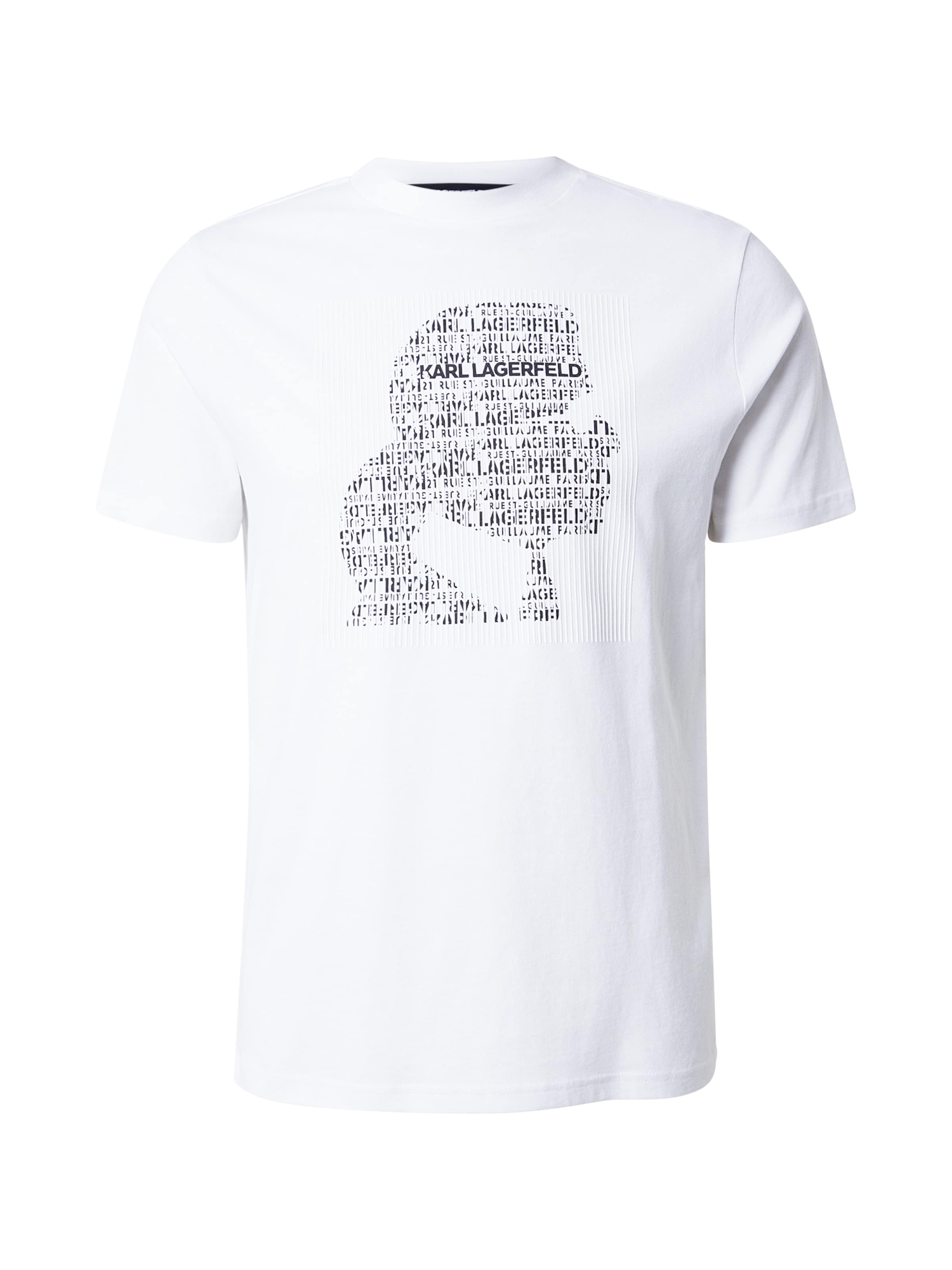 Karl Lagerfeld Majica | bela barva: sprednja stran