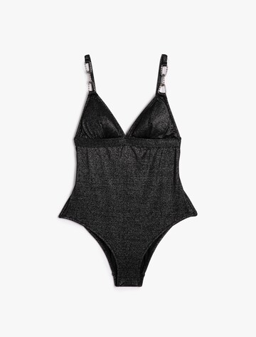 Koton Triangle Swimsuit in Black
