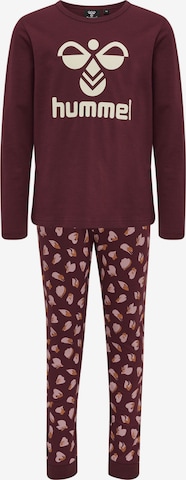 Hummel Pajamas 'Carolina' in Red: front