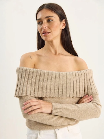 Pull-over 'Pullover' Bianco Lucci en beige