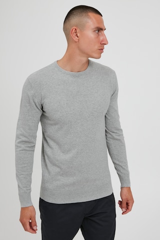 INDICODE JEANS Strickpullover 'BADAN' in Grau: predná strana