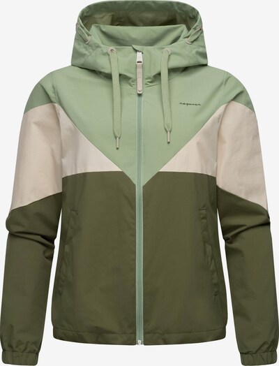 Ragwear Tehnička jakna 'Rochele' u bež / maslinasta / pastelno zelena, Pregled proizvoda