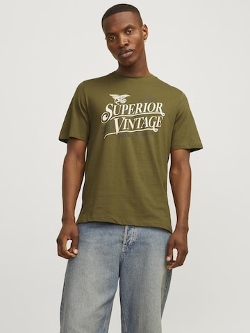 JACK & JONES Shirt in Green: front