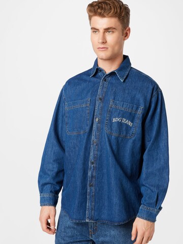 Veste mi-saison BDG Urban Outfitters en bleu : devant