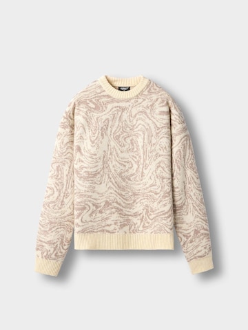 Burocs Sweater in Beige: front