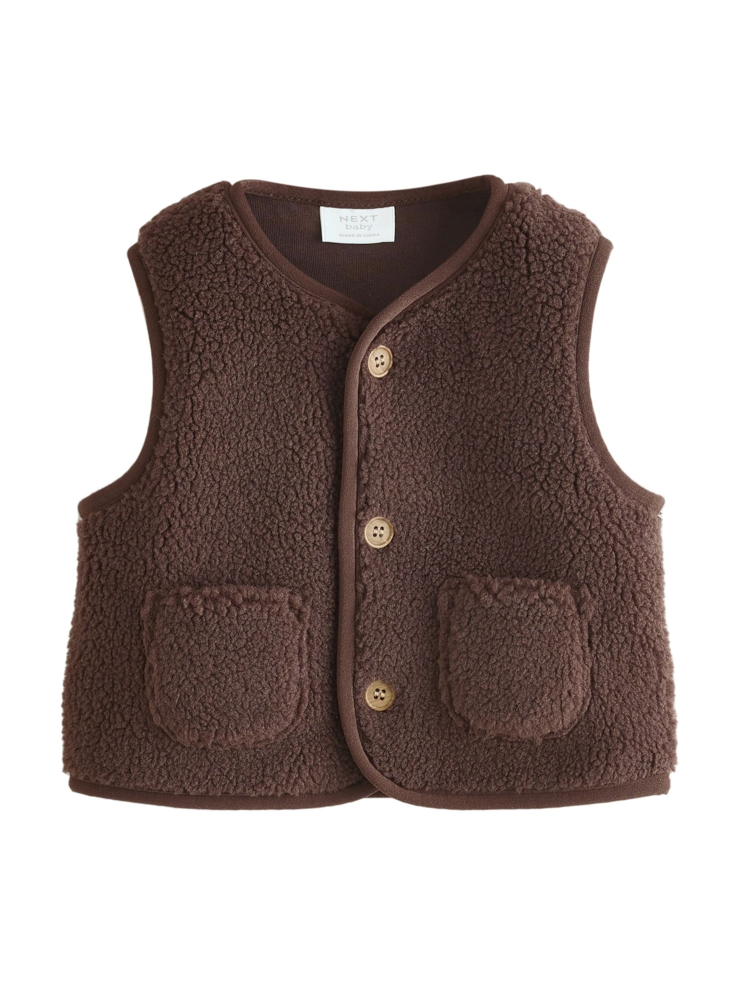 Next Vest, värv pruun: eest vaates