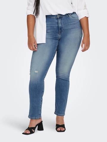 ONLY Carmakoma Regular Jeans in Blauw: voorkant