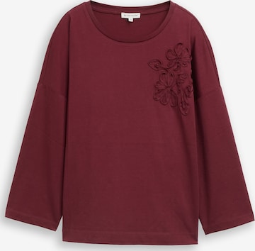 TOM TAILOR Shirt in Rot: Vorderseite