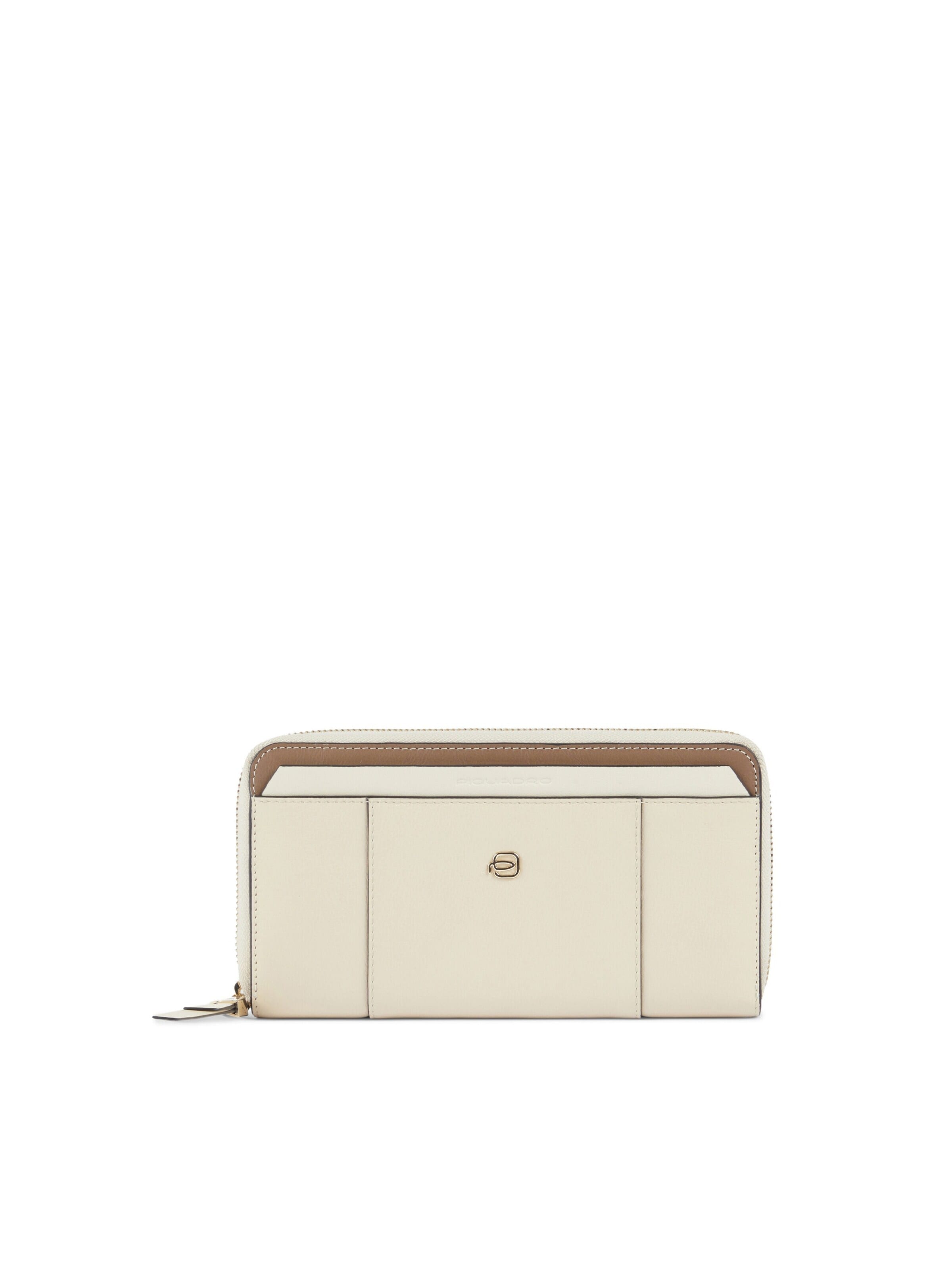 Piquadro Wallet in Beige: front