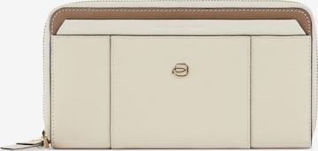 Porte-monnaies Piquadro en beige : devant
