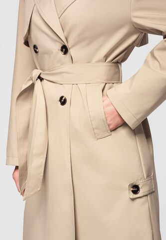 Manteau mi-saison 'OW-COLC-0117' Ombre en beige
