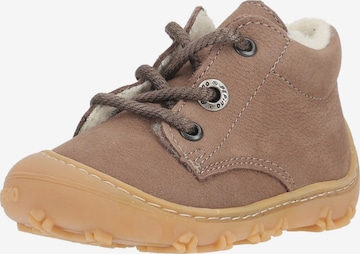 Scarpa bassa di Pepino in marrone: frontale